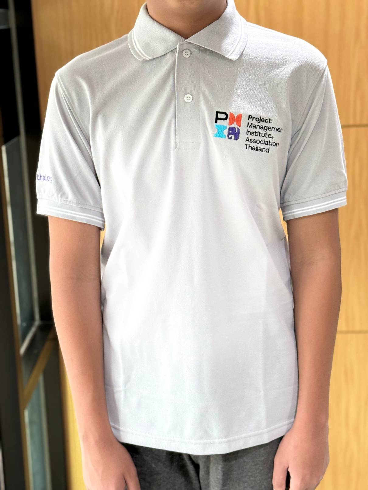 PMI Thai Chapter Polo Shirt (Gray)